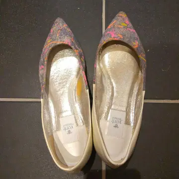 york terrace 포인티드 토 플랫슈즈 23cm