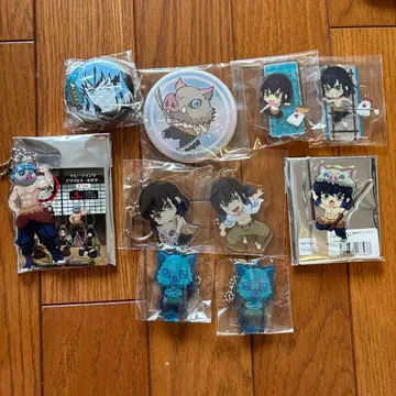 귀멸의 칼날 하시비라 이노스케 복권 캔뱃지 아크릴 스탠드 등 익명 배송