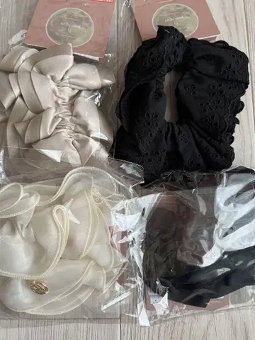 시마무라 yumi 스크런치 4종류 세트