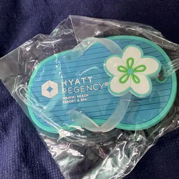 HYATT REGENCY WAIKIKI 러기지 택 플라워 무늬