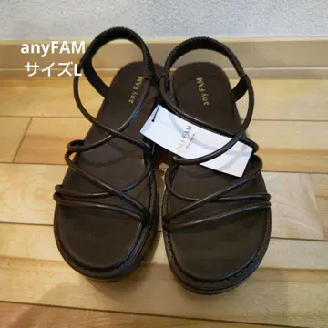 새상품 any FAM 플랫폼 샌들