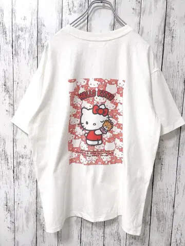 Sanrio HELLO KITTY 반팔 T셔츠 프리 사이즈