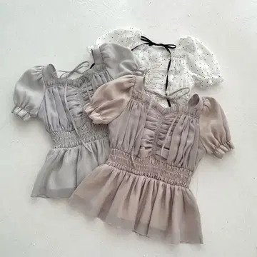 An MILLE 안미르 셔링 페플럼 TP 핑크