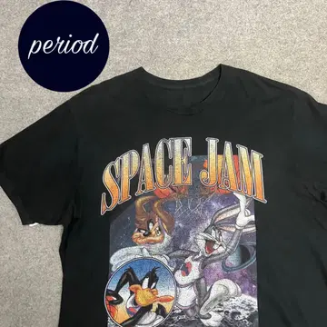P2321 SPACE JAM 루니툰 애니메이션 프린트 티셔츠