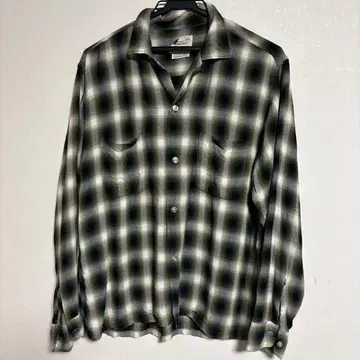 60년대 오리지널 PENNEY'S STOWNCRAFT 옴브레 체크 셔츠