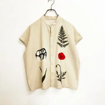 BOHEMIANS BOTANICAL LIFE 셔츠 꽃무늬 린넨
