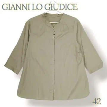 *GIANNI LO GIUDICE* 사이즈 42 상의 블라우스 7부 소매