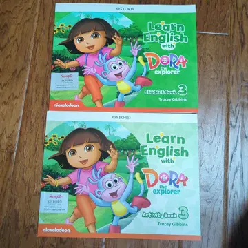 Learn English with Dora 3 학습 참고서 세트