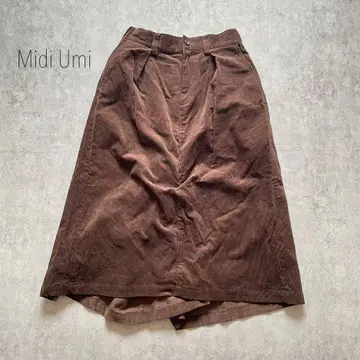 미디우미 Midi Umi 코듀로이 와이드 팬츠 브라운 2