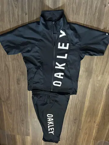 Oakley 반팔 우븐 자켓 남성용 풀 집업 아우터