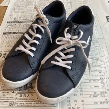 VANS 네이비 캐주얼 슈즈 25cm