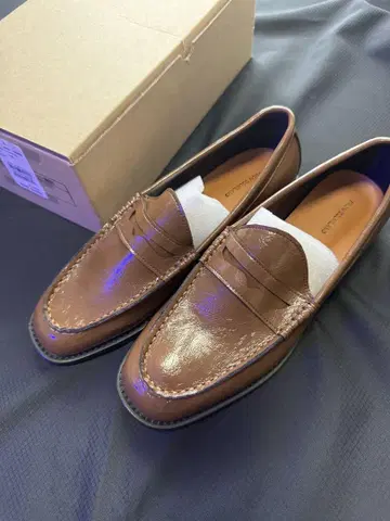 Lui's 코인 로퍼 브라운 23.5cm