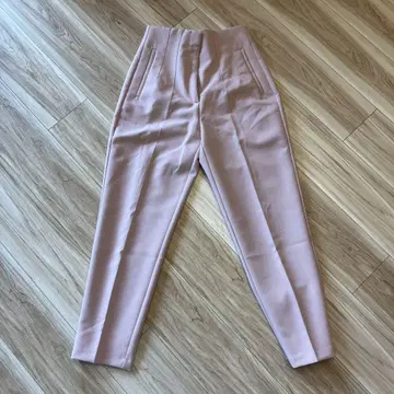 ZARA 하이웨스트 팬츠 라이트핑크 S 사이즈