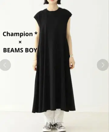 Champion * BEAMS BOY / 별주 A라인 원피스