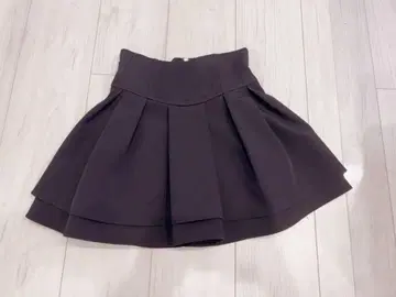미셸 마카롱 슬림 레그 스커트 XS 블랙