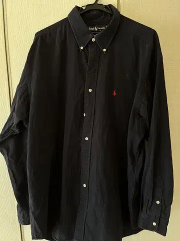 Ralph Lauren 네이비 버튼 다운 셔츠 XL