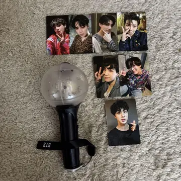 BTS 응원봉 포토 카드 포함