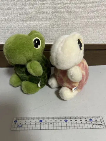 씨가이아 거북이 봉제 인형 세트 기념품 팬시 헤이세이 레트로 당시 물품