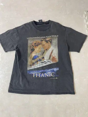 타이타닉 TITANIC XL giant 영화 티셔츠 무비 티셔츠