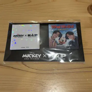 King&prince 팝업 디즈니 캔뱃지