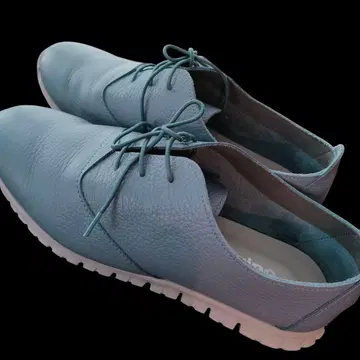 여성용 레이스업 슈즈 일본제 천연 가죽