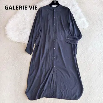 GALERIEVIE 워셔블 레이온 셔츠 원피스 24년 상품