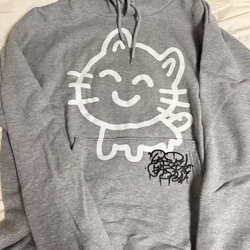 [미사용 새상품] nqrse 나루세 고양이 돌아온 고양이 파커 회색