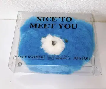 테디 워머 파란 곰 얼굴
