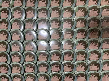 닌타마 란타로 나카자이케 쵸지 백면상 캔뱃지
