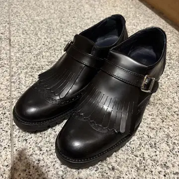 STEFANO GAMBA 프린지 로퍼 블랙