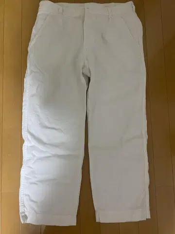 MHL. 린넨 드릴 팬츠 남성 바지 L 사이즈