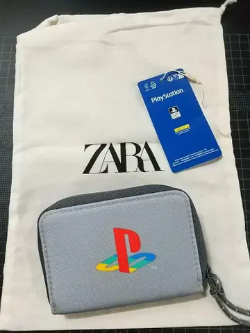 ZARA PlayStation 지갑 그레이