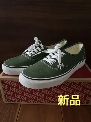 [미사용 새상품] VANS 어센틱 그린