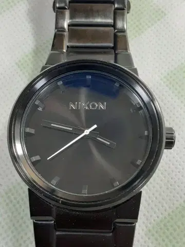 NIXON 블랙 아날로그 손목시계