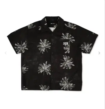 WIND AND SEA Palm Tree S/S Shirt 'Black'