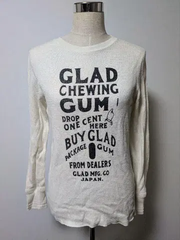 GLAD HAND 롱 서멀 셔츠 화이트 M USA 패브릭