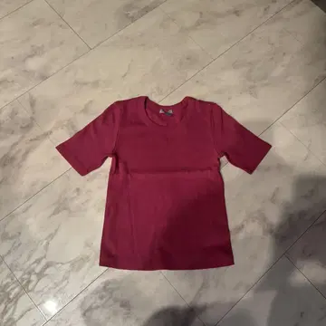 GREETING 핑크 반팔 티셔츠