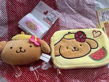 시마무라 폼폼푸딩 산리오 햇볕에 탄 참과 케이스 세트