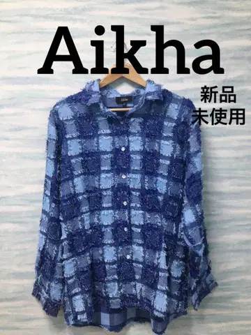 [Aikha] 택 포함 새상품 긴팔 셔츠 블루 M~L