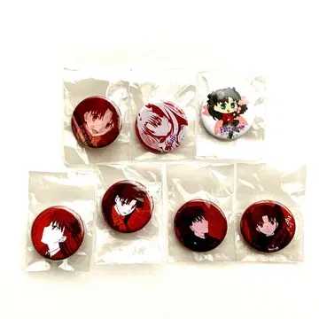 Fate 토오사카 린 캔뱃지 ufotable cafe 모음 7종 세트