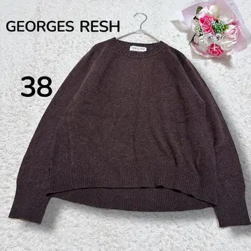 [조르쥬 레쉬 GEORGES RESH] 울 니트 풀오버 브라운