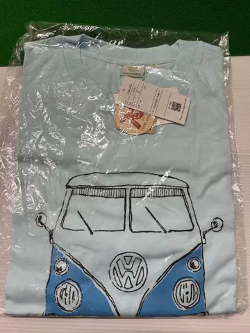 미사용 VW 티셔츠 3L 사이즈 스카이블루 반팔