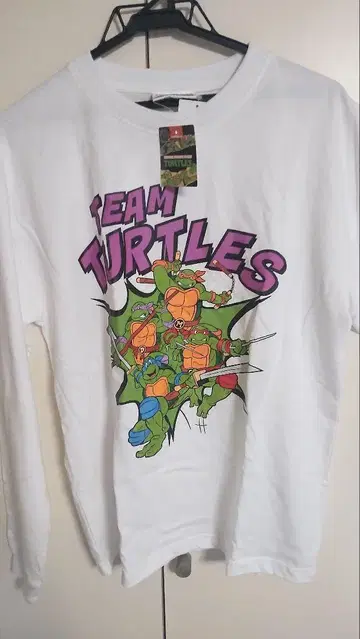 TEAM TURTLES 롱 슬리브 T셔츠