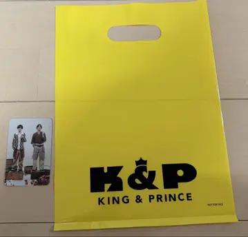 King & Prince 쇼핑백과 트레이딩 카드
