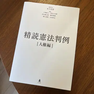 정독 헌법판례 인권편