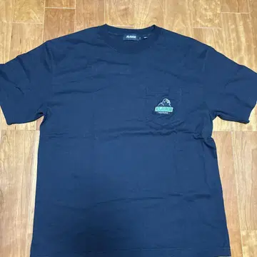 XLARGE 블랙 포켓 티셔츠