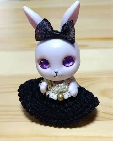캡슐 인형 토끼 라벤더 커스텀