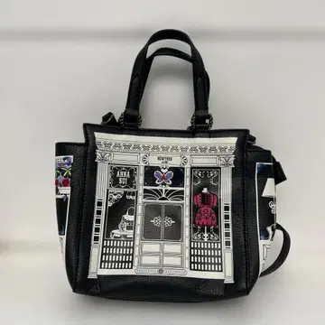 ANNA SUI 미니 토트백 뉴욕 부티크 패턴 안나수이