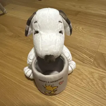 스누피 봉제 인형 펜꽂이