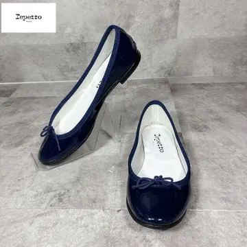 [] repetto 플랫 펌프스 발레 슈즈 에나멜 NV 36